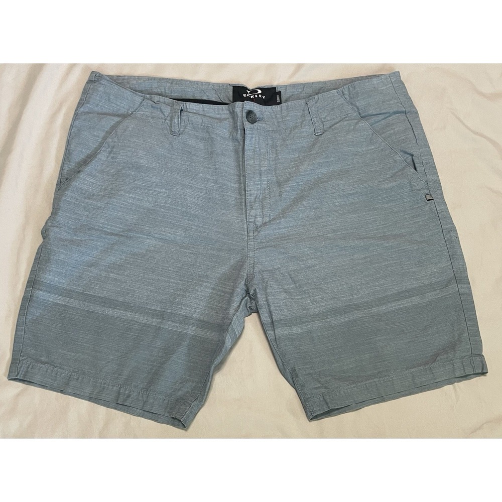 Oakley Chino‎ Shorts Men's Size 40 Classic Grey Board Shorts Surf Skate Slim Fit